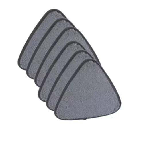 Lot De 3, 6 Ou 9 Têtes De Balai Triangulaires De Rechange, Réutilisables Et Lavables, For Serpillière Humide Et Sèche. Accessoires De Nettoyage(6PCS)
