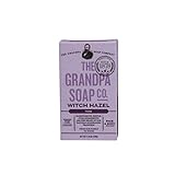 Witch Hazel Bar Soap by The Grandpa Soap Company | Vegan, Natural Face & Body Soap | Organic Witch...