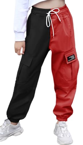 Image of SANGTREE Girls & Womens Drawstring Cargo Jogger Pants,3 Years - Women 3XL