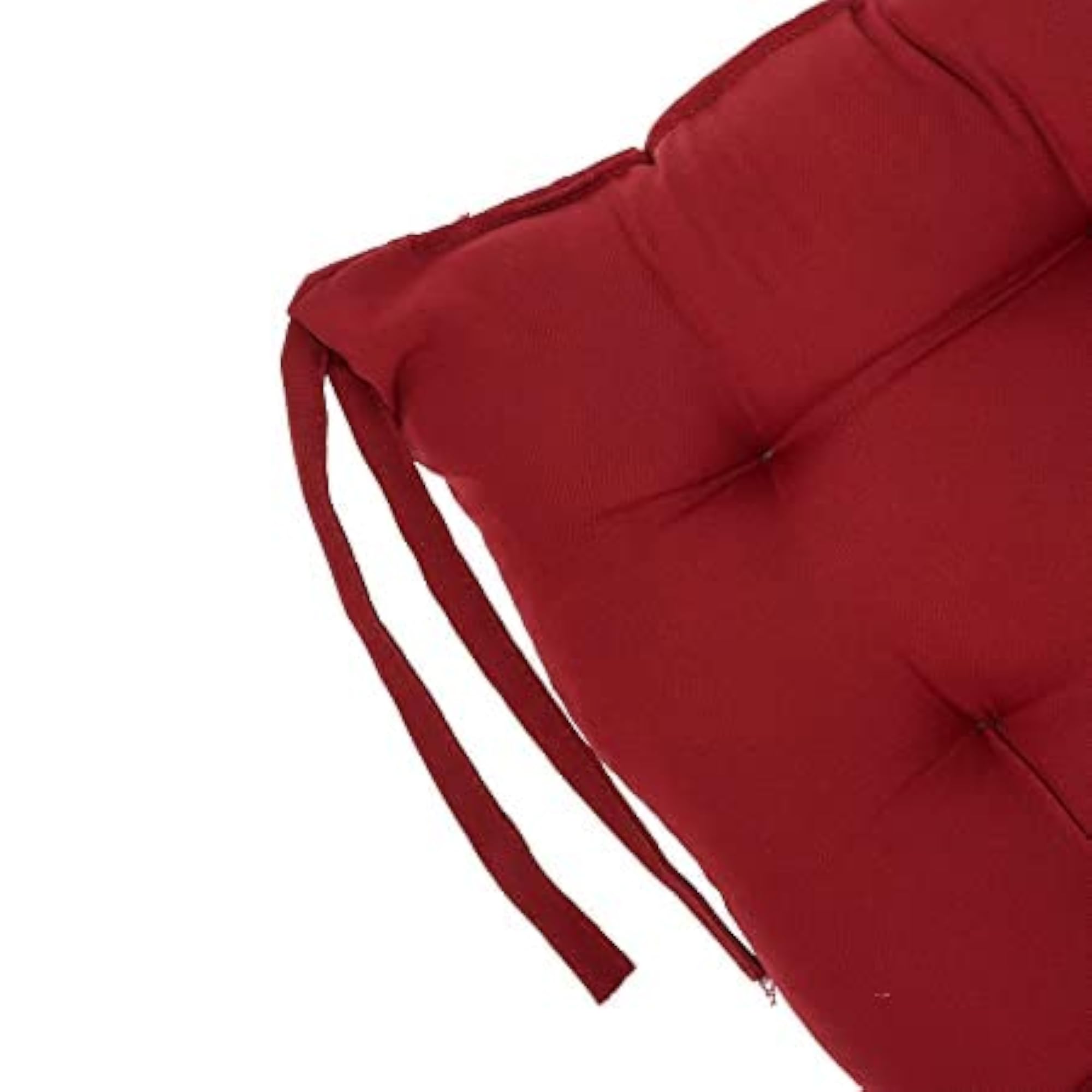 Durable Geometric Printed Microfiber Square Chair Pad Cushion