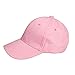 Qchomee Kinder Snapback Cap Kappe Baumwolle Baseball Cap Einfarbig Sonnenhut Outdoor Hut Verstellbare Baseballkappe Junge Mädchen Basecap Sport Unisex Baseball Mütze Kopfbedeckung Outdoor