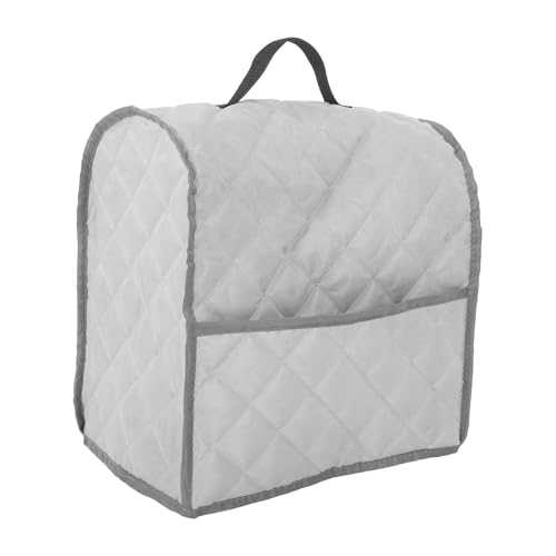 BESPORTBLE Funda Protectora para Batidora de Pie y Antipolvo con Bolsillo y Asa, Tamaño 35x35x24 Cm, Cubierta Ajustada para Electrodomésticos Pequeños, Resistente y Lavable para Cocina