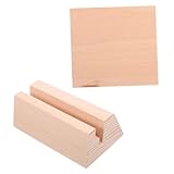 HANABASS Haftnotiz-holzsockel Kartenständer Für Sportkarten Kartenhalter Für Herren Weihnachtskartenhalter Tischkartenhalter Spielkartenhalter Kartenhalter Stehen Grußkartenhalter