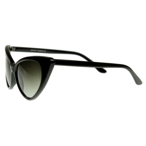 zeroUV Super Cateyes Vintage Inspired Fashion Mod Chic High Pointed Cat-Eye Sunglasses3