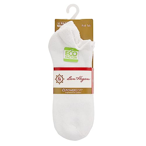 Ben Hogan Rolled Tab Socks - 4 Pack