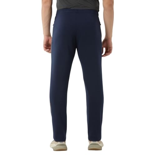 Image of berge' Men Cotton Polyester Comfy Regular Fit Sports Quality Track Pants with Secure Zipper Pocket, Casual Wear Lower Tracks Pant
