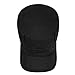 Glamorstar Unisex Cadet Army Caps Military Cap Vintage Flat Top Hats for Men Women Black G