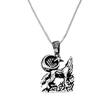 Dieser atemberaubende Anhänger aus hochwertigem Silber 925 ist ein wahres Schmuckstück in Juwelierqualität. Die 925-Prägung gewährleistet die Reinheit des Silbers, und das nickelfreie Material macht ihn besonders hautverträglich. Der Anhänger ist zudem oxidiert.