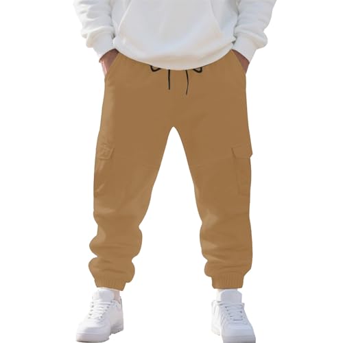 Pantalon cargo homme coupe ample résistant jogging poches - 7
