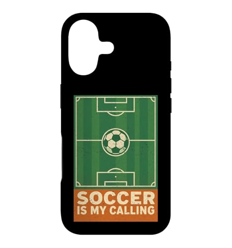 Soccer Is My Calling Soccer Field and Ball Statement Minimal �X�}�z�P�[�X iPhone 17 �p