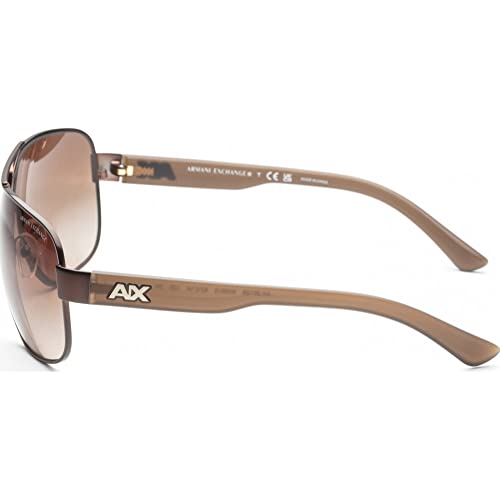 Image of Armani Exchange Mens AX2012S Rectangular Sunglasses