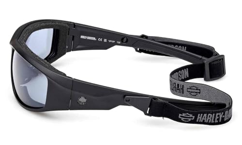 Harley-Davidson Men's HDMC Light-Adjusting Sunglasses w/Headstrap, Shiny Black2