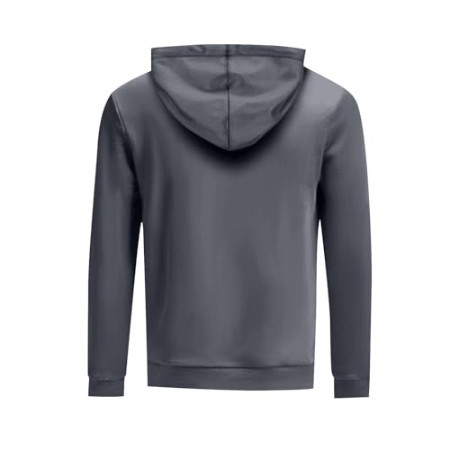Ymosrh Men's Hooded Sweatshirts Athletic Workout Gym Hoodie Long Sleeve Pullover Sweatshirts with Pockets, M-4XL4