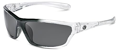 Polarized Sports Sunglasses Wrapped Transparent | Smoke Grey Clear | Smoke | Smoke One Size Transparent | Smoke, One Size, Transparent | Smoke, One Size