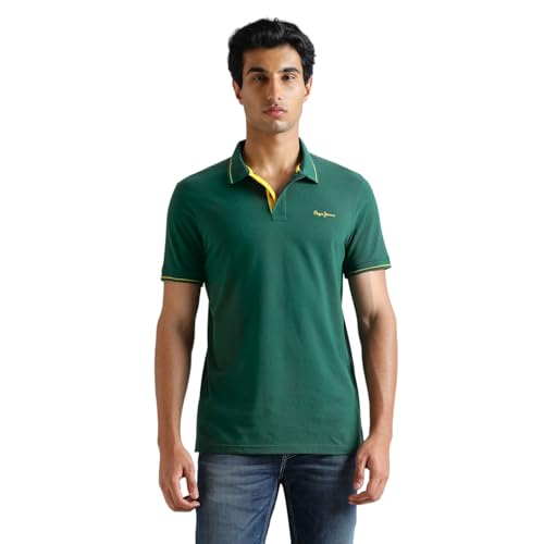 Image of Pepe Jeans Men's Cotton Regular Fit T-Shirt
