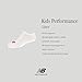 New Balance Kids Liner Sock 8 Pair Pack, Black, Large