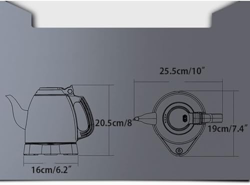 Hervidor Eléctrico 1L con Base Antideslizante miniatura 2