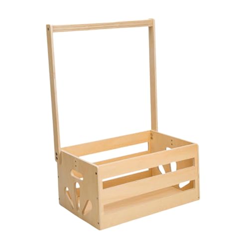 Kokiya Baby Shower Crate Closet,Baby Shower Gifts Basket Baby Basket with Handle for Newborn Boys Girls