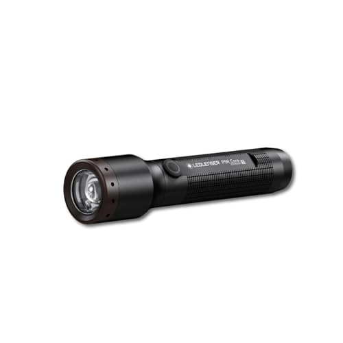 Ledlenser P5R Core | 2020 | Lampe torche rechargeable LED, 500 lm, autonomie 25h, faisceau de 250 m, SOS, stroboscope, étanche IP68, équipement pour...
