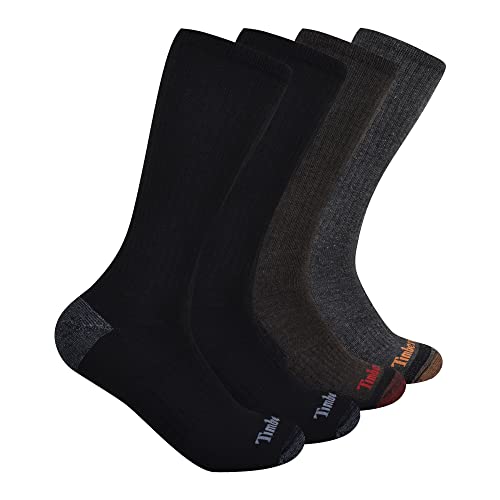 Timberland Men's Comfort Crew Socks (4 Pairs)