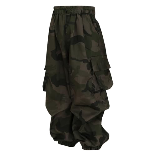 Boys Cargo Pants Kids Camo Jogger Sweatpants with Pockets Straight Pants High Waist Casual Streetwear Y2k Trousers4