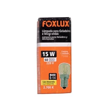 Foxlux Lâmpada para Geladeira/Microondas 15W 220V E14