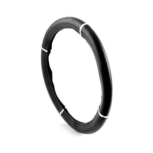 Capa de Volante Preto com Anel cromado