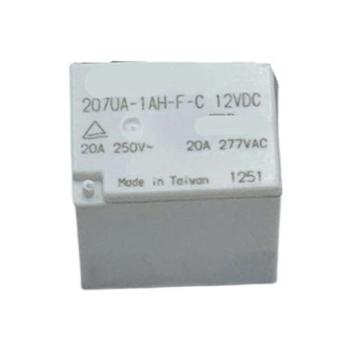 Relais à verrouillage 5 broches 207UA-1AH-FC 12V 20A pour circuit imprimé