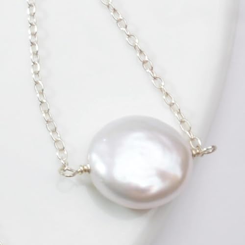 Collier perle d'eau douce argent idéal pour sublimer vos tenues de bureau