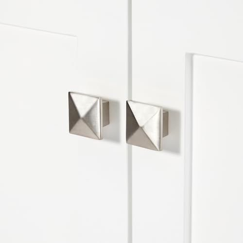 ARIEL Cambridge 72\" White Double Vanity, 1.5\" Edge Carrara White Quartz Countertop & Splash, Rectangular Sinks, 4 Soft Closing Doors, 6 Full Extension Dovetail Drawers, Brushed Nickel