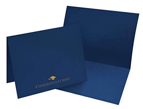 Great Papers! Graduation Certificate Cover, Navy, 12" X 9.375", 5 Count (2017047) #TOP2