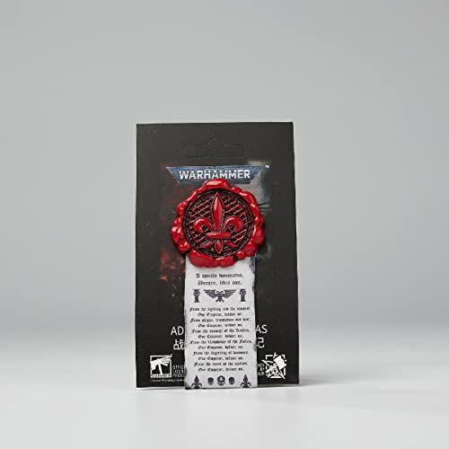 Image of Starforged Warhammer 40K Purity Seals Space Marines Blood Angels Ultramarines Chapters Collection Brooch Pin Badge Pendant Warhammer Gifts