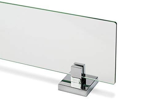 Croydex Flexi-Fix Everson Easy to Fit Glass Shelf