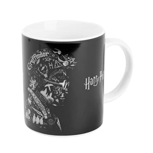 Harry Potter - Taza de café (porcelana, 320 ml), diseño de silueta de Harry Potter - Imagen 6