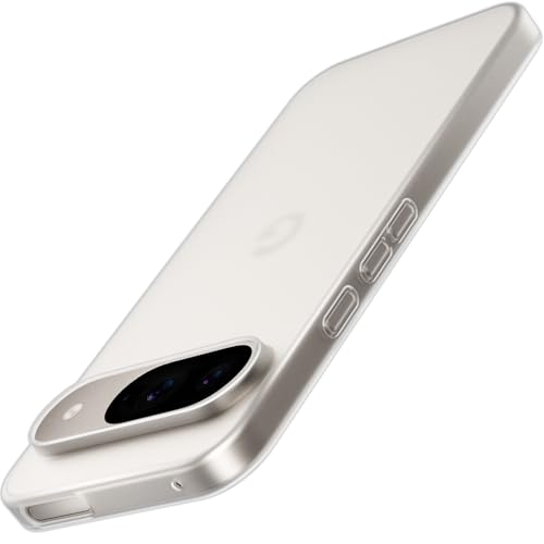 Image of X-level for Google Pixel 9 /Pixel 9 Pro Case, Extra Slim 0.3 mm Thin Translucent Matte Finish Soft Phone Cover, Anti-Scratch Shockproof for Google Pixel 9 Pro /Pixel 9 Case, Translucent White