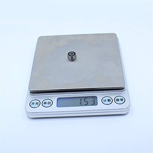 Rodamientos de bolas 623RS ABEC-1 de alta precisión dimensional de 3x10x4 mm 6