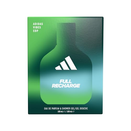 Image of Adidas Vibes Full Recharge Gift Set for Men (Eau de Parfum 100ml + Shower Gel 100ml)