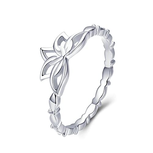 Bague fleur pour femme bijoux tendance et anneau floral ajustable pour tous les styles