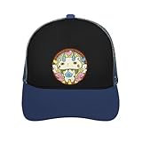 [DJXHGEM] メッシュキャップ 帽子 妖怪ウォッチ メンズ レディース 野球帽 大きいサイズ 通気性 速乾 アウトドア ランニング ゴルフ 旅行 スポーツ 日焼け防止 紫外線対策