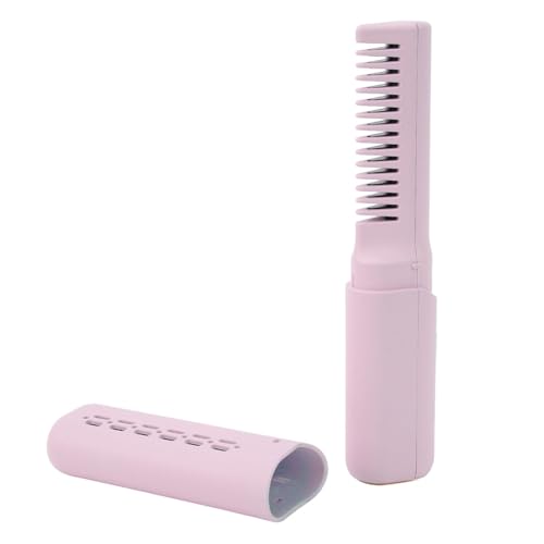 Plancha de pelo mini recargable inalámbrica morada