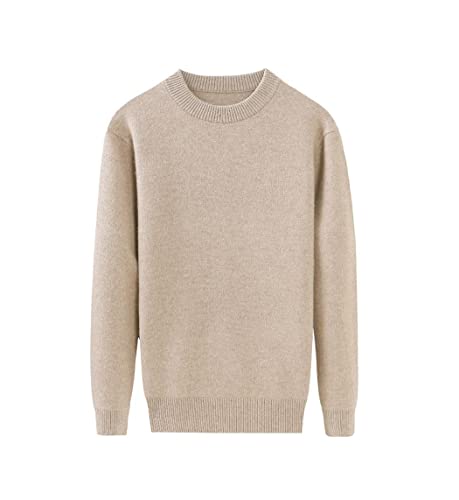 Pull automne hiver homme cachemire marron décontracté - 4