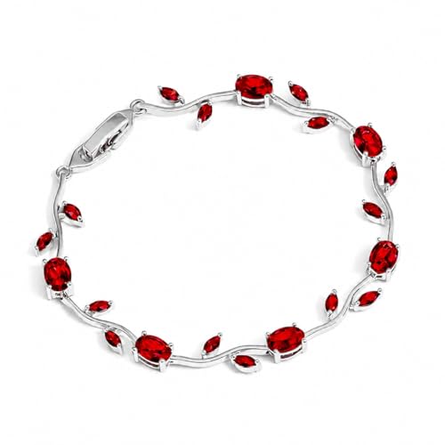 Image of Trendy Tulip Bracelet for Women | Gold Plated Pink Crystal Floral Bracelet | Elegant Minimalist Jewelry | Adjustable Chain Bracelet Gift for Girls Women | Stylish Party Daily Wear Accessory