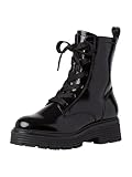 Tamaris Damen 1-1-25226-27 Halblange Stiefel, Black PATENT, 39 EU