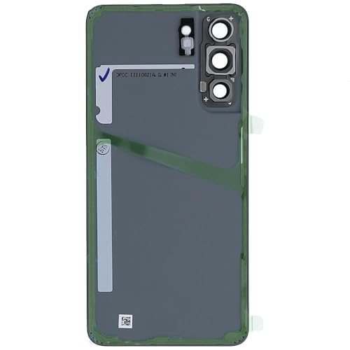 Image of Samsung Galaxy S21 FE Original Back Panel Replacement Back Door with Camera Lens and Logo - 6 Months Warranty (Blue)