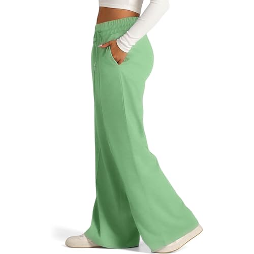 Wide Leg Sweatpants Women High Waisted Baggy Joggers Loose Fit Athletic Sweatpants Soft Lightweight Joggers 2025