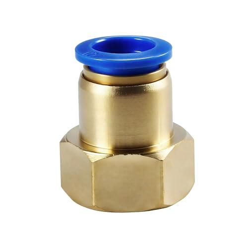 Raccord rapide pneumatique PCF étanche 10mm 1/8 filetage mâle pour circuit d'air