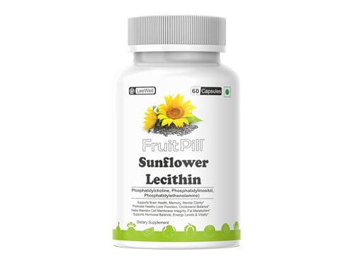 Image of by LeeWell Sunflower Lecithin Supplement, 60 Capsules