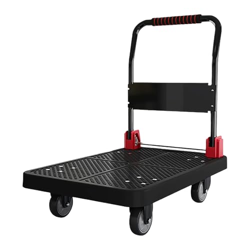 Carrito de empuje plegable para jardines y transporte seguro de 500 kg