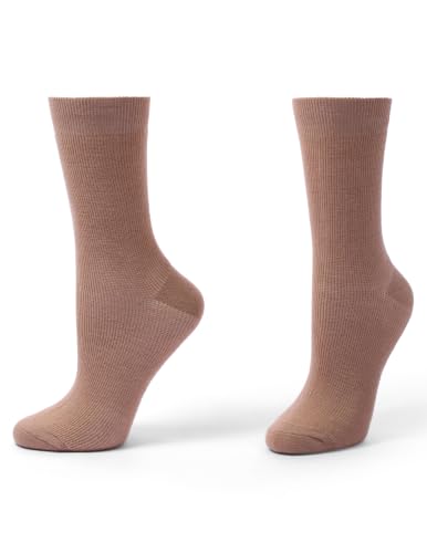 Image of HUE womens Crew Length Boot Socks, 2 Pair Pack