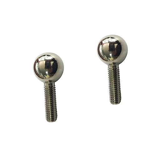 ULTECHNOVO 2pcs Joint Spherical Ball Screw for Printer Diameter Bearing Steel Ball Precision Steel Silver Screws